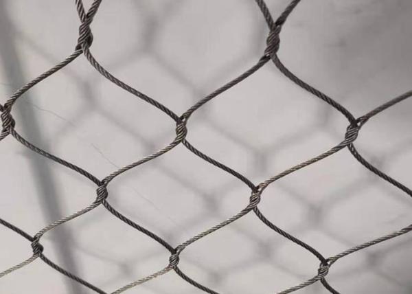 Buy cheap SHUOLONG 7x7 Hand Woven Mesh Facade Stainless Steel Rope Mesh Netting from wholesalers
