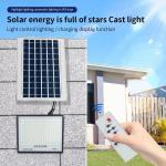 ABS LED Solar Floodlight Waterproof IP67 Solar Flood Light With Remote