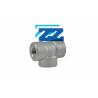 Buy cheap 1 / 8 " BSPT Steel Pipe Tee 6000 # ASTM A694 F65 Carbon Steel Pipe Fittings BS 3799 from wholesalers