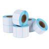 Buy cheap Customized Blue Glassine Liner Adhesive Direct Thermal Barcode Sticker HM2233L from wholesalers