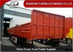 3 Axles Transport Cement 12.5M Side Wall Semi Trailer