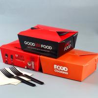 Buy cheap Paper Food Packaging Box For Takeaway Lunch , mini Retail Packaging Boxes product