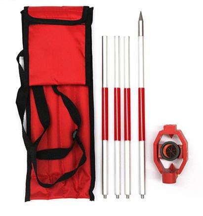 Buy cheap Total Station 17.5mm Survey Mini Prism Pole 4 Rods Offset from wholesalers