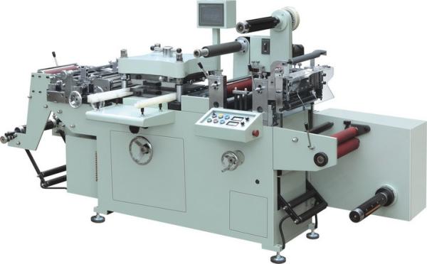 Buy cheap Label Flat Bed Die Cutting Machine With Hole Puch Hot Stamping Lamination from wholesalers