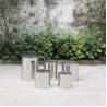 Buy cheap Stainless steel round planter flower pot with mirror finishing from wholesalers