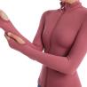 Buy cheap Oem Factory Manufacturer Custom Logo Full Zip Athletic Jacket Women Workout Jacket from wholesalers