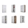 Buy cheap MS bedroom furniture 3 drawer 4 door Wardrobe with mirror from wholesalers