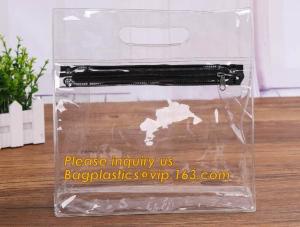 China non-heavy metals Zip lockk file document pvc bags,plastic document bag with zipper,waterproof document bag with custom on sale
