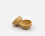 Rubber Wooden Lid Like A Bowl, Wooden Cup Lid Coffee Mug Cup Lid Wooden Tea