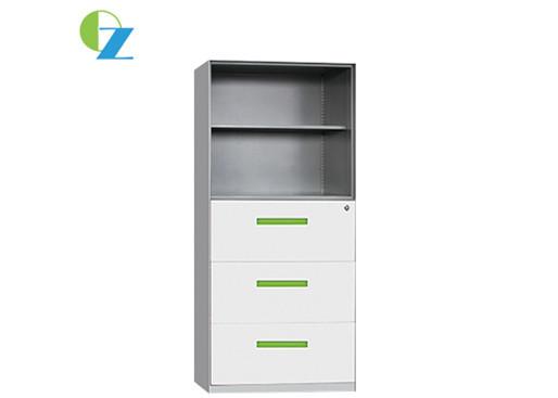 Buy cheap White Silm Edge Office Shelves And Cabinets , Metal Storage Cabinet from wholesalers