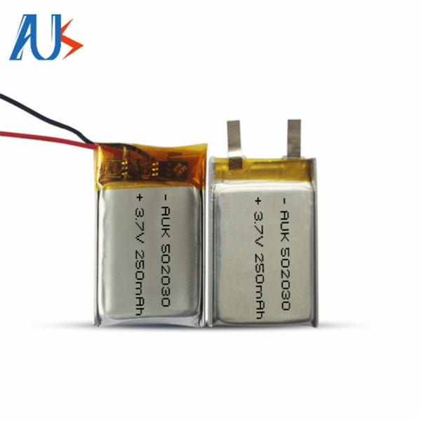 Buy cheap Small 3.7V 250mAh LiPo Battery GPS Tracker 502030 Battery Customize from wholesalers