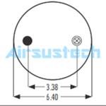 2B9-252 Goodyear Air Spring 578-92-3-206 W013586944 Firestone Replacement Airbag