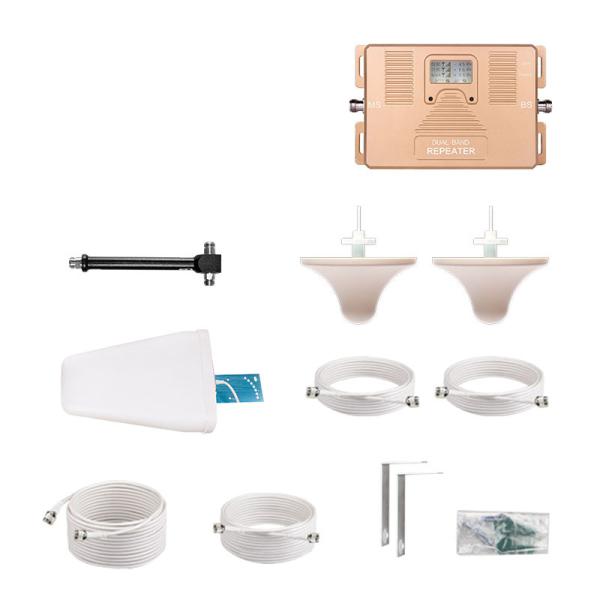 Buy cheap ATNJ 1800 2100MHz 2g 3g 4g ALC Mobile Network Repeater Dual Band Lte from wholesalers