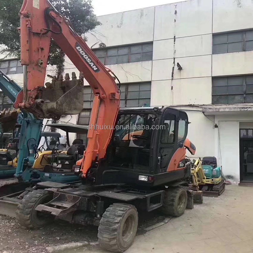 Cheap Used Excavators DOOSAN60 Second Hand 6ton Excavator with Powerful