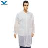Buy cheap Industrial Safety Dust-Proof Micro-Porous SMS Polypropylene Non-Woven PP Disposable Lab Coat from wholesalers