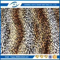 Buy cheap Flame Retardant Printed Fleece Fabric 75D/144F Fashion Design product