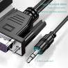 Buy cheap 1.5W VGA To HDMI Converter With Audio Cable Laptop Connected To Monitor from wholesalers