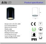 20W 0-10V dimmable cob downlight surface mounted downlight&ceiling downlight&led