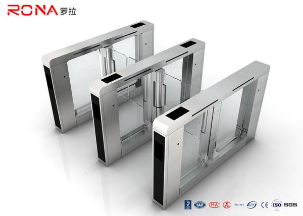Buy cheap Servo Motor Driving Speed Gate Turnstile 304 Stainless Steel Pedestrian Entry from wholesalers