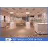 Buy cheap OEM Store Jewelry Display Cases For Retail Shop / Diamond Display Showcase from wholesalers