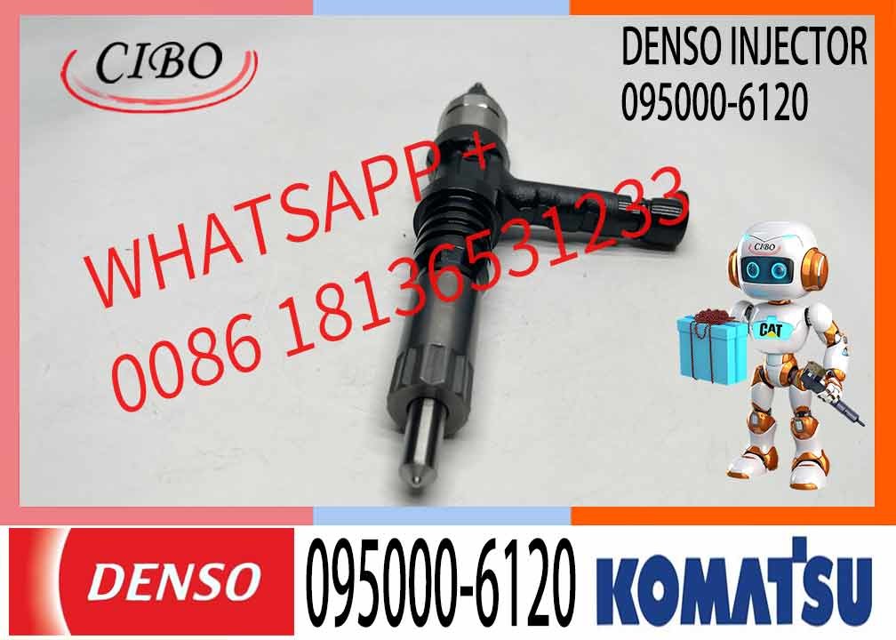 Fuel Injector 095000-6120 9709500-612 6261-11-3200 6261-11-3100 for Koma-tsu Excavator