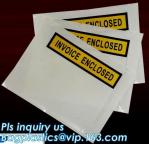 Clear Adhesive Back, Packing List / Shipping Label Envelope Pouches, seal