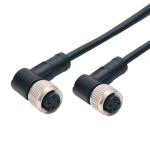Rigoal PVC PUR M12 Waterproof Connector Male Female Battery Welding M12 Wires