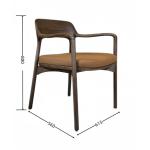 Indoor Furniture Home Hotel Restaurant Sets with Solid Wood Chairs and Curved