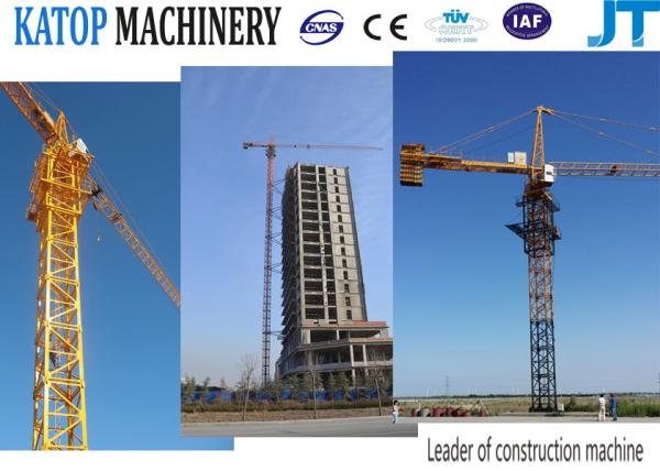 Buy cheap 60m boom length 8t QTZ100(6010) big Tower Crane from wholesalers