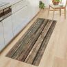 Buy cheap Wood Grain Absorbent Door Mat 40*120cm 60*180cm Bedroom Floor Carpets from wholesalers