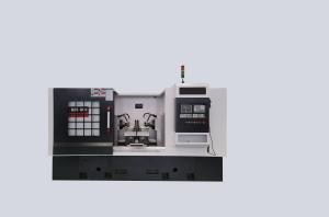 Buy cheap Dual Spindle Flat Bed CNC Drilling And Milling Machine For 80mm Machining from wholesalers
