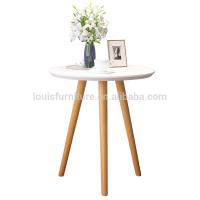 Buy cheap Three Legs Center Coffee Table , Modern Side Tables For Living Room white product