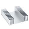 Buy cheap Flat Shape Aluminum Heatsink Extrusion Profiles Heat Dissipation OEM Design from wholesalers