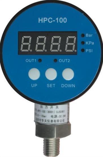 Buy cheap 4-LED Digital Pressure Switch for Hydraulic Pump HPC-100 from wholesalers