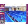 Buy cheap Metal Folding PU Molded Sponge Theater Seats With Back Table / Movie Theater Chairs from wholesalers