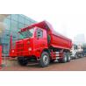 Buy cheap Red Color Sinotruk Howo Dump Truck 6*4 / 30 Tons Tipper Truck mining dumper from wholesalers
