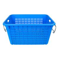 Buy cheap Customized Logo Mesh Plastic Storage Basket for Vegetable and Fruit Distribution product
