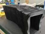 high quality bellows protect cover made by fiber cloth for MAVIJET water jet