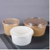 Buy cheap Disposable Microwavable Paper Food Bowls Salad Containers 375-1000ml from wholesalers