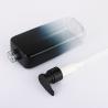 Buy cheap 500ml Empty Clear Cosmetic Lotion Bottle With Airless Pump Gradient Pink Black from wholesalers