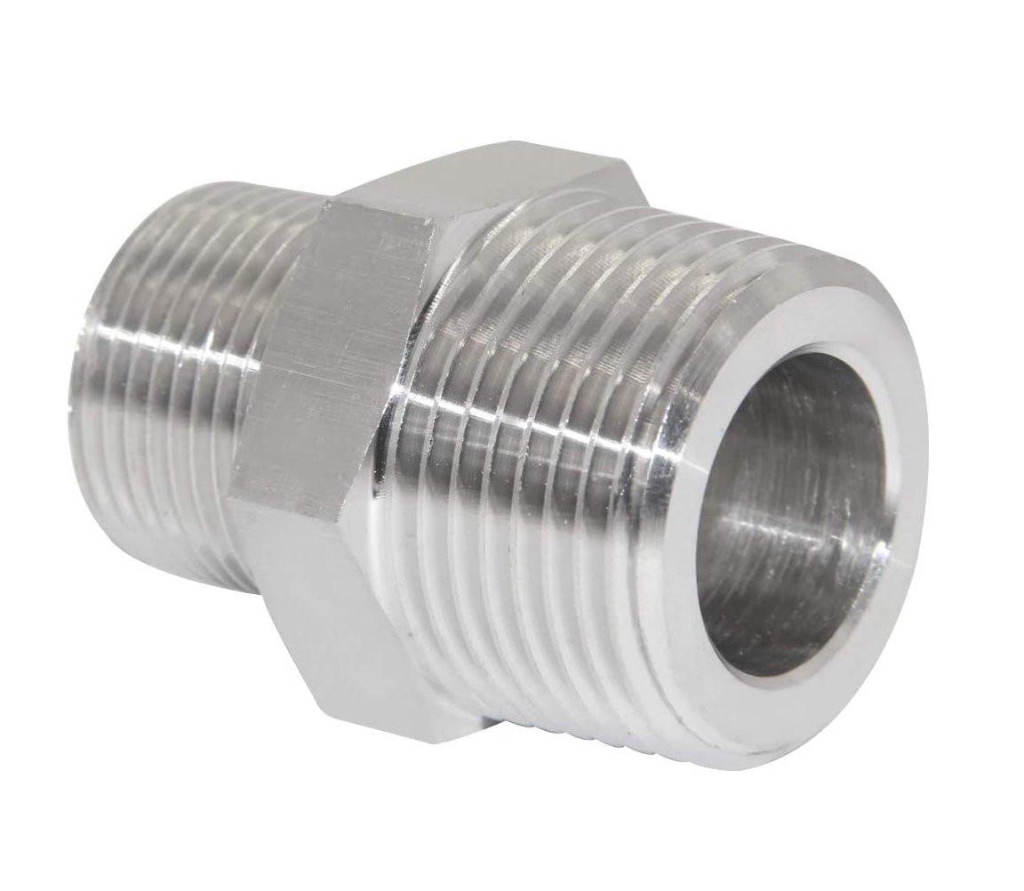 Customized Support Reducing Nipple Fitting 3/4" x 1/2" Male NPT Threaded Round Head Code