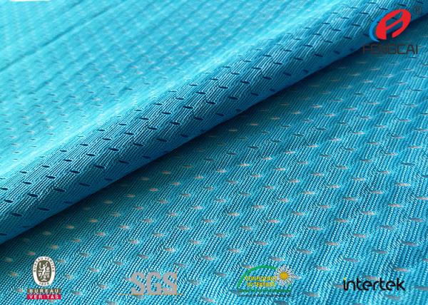 Buy cheap 100% Polyester Durable Breathable Sports Mesh Fabric For Soccer Uniforms / Shorts from wholesalers