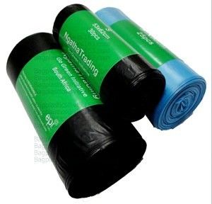 Compostable, 7-10 gallon, 50 count, Extra Thick 0.8 MIL, Tall Kitchen Trash Bag, Biodegradable Food Scraps, Yard Waste B