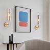 Buy cheap Modern Led Wall Lamp Gold Glass Wall Lamps For Living Room Bedroom Bedside E14 Candle Wall Lights(WH-OR-137) from wholesalers