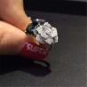 Buy cheap Piaget full diamonds green tourmaline rose ring of 18kt gold with yellow gold or white gold from wholesalers