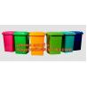 Buy cheap Heavy duty 50L low price dustbin for rubbish/trash bin for sale/movable waste bin, Wall Mounted Can Pino Public Standing from wholesalers