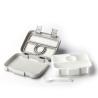 Buy cheap Eco Friendly Sustainable Dishwasher Safe Plastic Bento Lunch Box With Four Separate Compartments BPA Free from wholesalers