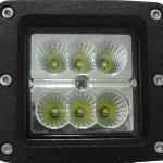 IP 67 24W Flush Mount Led Pods , ATV / SUV / UTV 1500LM Cree Led Pod Lights