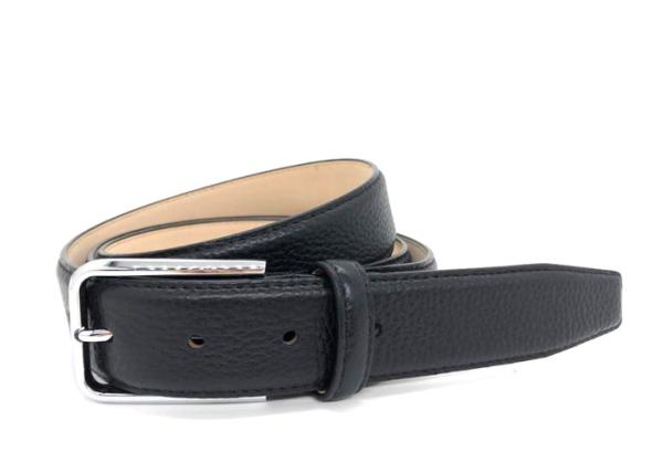 Buy cheap Pin Buckle Black Genuine Leather Casual Dress Belt For Business Men from wholesalers