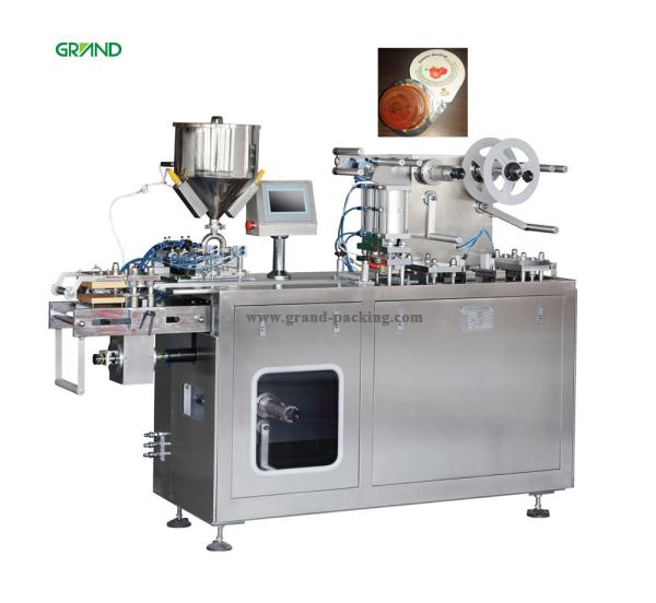 Buy cheap Honey Filling Blister Packing Machine DPP 150 Automatic Small Stroke Range 50~120 Mm from wholesalers